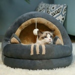 러브펫 고양이 쿠션방석 동굴하우스 강아지방석 고양이집 : BuyAllMarket