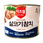 CJ 이츠웰 살코기 참치 (1.88kg x 6개) 대용량 맛있고 신선한 참치캔 통조림 : 푸드K