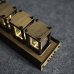 진공관시계 디지털 닉시 글로우 튜브 시계 목재 DIY 테이블 크리에이티브 전자 데스크탑 사일런트 메커니즘 듀바 사티 홈 디자인 YX50WC... 