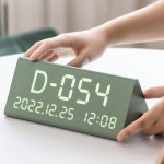 D-day LED탁상용시계 플라이토탁상시계 우드 디데이 디지털 전자시계 기념일 : 오늘부터우리는 오픈마켓