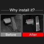 자동차 페달 발판 차량 튜닝 커버 패드 엑셀 브레이크 풋 기아 옵티마 K5 DL3 JF 연료 가속 액세서리 : 빛좋은살구