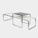 국내배송 놀 라치오 TABLE 바우하우스 미드센츄리 모던 거실 커피 모듈 스틸 테이블 : 인모빌