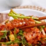 제비원식당 가오리무침회 국산 생가오리 간재미 간자미 새콤달콤 양념 회 무침 200g : 제비원식당