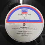 LP / 라흐마니노프 / 블라디미르 아슈케나지 피아노 / 런던심포니 오케스트라 / 파가니니 광시곡 피아노 콘체르토 / C0026 : 니어민트