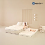 숙면연구소 베이직 탄탄한 마약매트리스 허리에좋은 원룸 바닥 단단한 수면매트 자취 침대 매트릭스 토퍼 6cm MS : 주식회사 숙면연구소