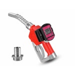 K28 디지털 유량계 연료 노즐 디젤 등유 가솔린 건 오일 필 알루미늄 주입 도구 신제품 : 솔라 마스터