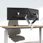 카멜마운트 GDA3D 듀얼 디자인 커브드 와이드 모니터 거치대 모니터암 : 카멜마운트