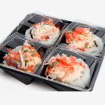 직사각 4구 케이스 600개(박스) : 더팩컴퍼니