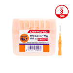 덴탈프로 I형 일본 치간 칫솔 교정 교정용 손잡이형 일회용 얇은 치실 10P : 리플클레식