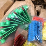 가축 귀 번호표 인식 번호 식별 축산용품 지택이표 01.스트립1-100+펜치 : MerryMarket