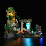 [레고MOC]정글의 유적 LED 판타지 사원 디오라마 개인창작 호환 카페 인테리어 : 조이통