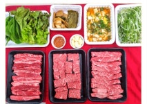 [소후리갈비] 캠핑 3~5인 세트 경주 여행 글램핑 고기 맛집 : 소후리 갈비 정육점