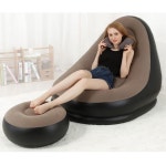 1인빈백 에어소파 캠핑의자 거실 야외 편안한 안락의자 휴대용 풍선 : 방가상사