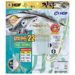 해동조구 심해 갈치카드 21 [퍼플+6각 튜브] 평탄 쌍미늘갈치바늘 : 짱짱낚시