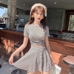 하비수영복 워터파크수영복 유교걸 체형커버 40대 엄마 : 오리너스