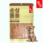 (유통임박 1+1) 본 순살통통 대용량 강아지간식 오리가슴살 1kg : 청춘개밥