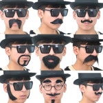 분장수염 수염테이프  이방수염 구렛나루 : 달곰소