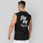 브렁크 헬스나시 BIG BOY 슬리브리스 탱크 짐웨어 운동복 블랙 : 브렁크