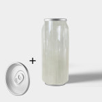 캔시머 캔 500ml 플라스틱 페트캔 PET 뚜껑포함 큐 100개입 : 카페왕