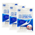 네오 교정용 치실 30p 3개 치아 일회용 이쑤시개 : 희망메디