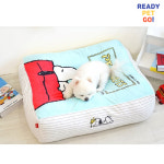 패리스독 스누피 북베드 강아지 마약방석 귀여운 강아지베개 멍멍 커버 분리가능한 애견쿠션 : 레디펫고