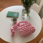 러블리 발렌타인 자이언트얀 1kg DIY 핸드 핑거니팅 암니팅  인스타 감성 쿠션 가방만들기 뜨개실 : 혜림컴퍼니