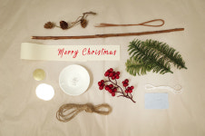 크리스마스리스 가랜드 만들기 DIY KIT / 크리스마스장식 / 벽걸이트리 만들기 : 이본느모건