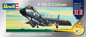레벨 비행기 0019 1/60 Vought F-7U-3 Cutlass : Neighbor Hobby