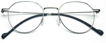 디노바(DENOVA) DO12001 GY 프리미엄 가볍고 편안한 스테인리스스틸 & 베타티타늄 소재 독일안경 : 굿 안경 - 보청기