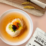 잔치국수 밀키트 2인분 캠핑음식 멸치국수 간편식 국시 소면 맛집 호호부엌 국민육수 : 호호 부엌