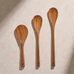 단디 맘 티크우드 밥주걱 볶음주걱 조리 스푼 : 단디 맘