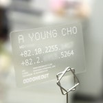 투명PET 하이브리드 명함 : Shop7942