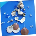 조개장식걸이 조개모빌 오션비치개발 : 뀨쯔몰