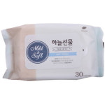 태광유통 물티슈 샤인 하늘선물 리필형 30매 6단계정수 5팩 : 월드원