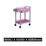 (대경) 다용도운반차 601A PURPLE 650x410x838mm : 아람메디