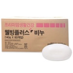 유림코리아 비누 웰빙플러스 140g 팜유 80개 : 월드원