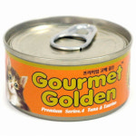 드림펫 고양이사료 고메골든 고양이캔 참치 타우린 80g 습식 24개 : 월드원