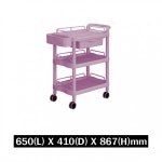 (대경) 다용도운반차 601B PURPLE 650x410x867mm : 아람메디
