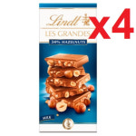 [영국발송] 150g 4개 린트 헤이즐넛 밀크 초콜릿 바 Lindt Hazelnut Milk Chocolate Bar : 윌리엄상회