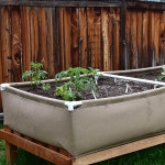 텃밭배드A 베란다텃밭 대형 사각 부직포화분 텃밭상자 조립식 옥상 : 세원비닐