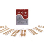 경혈자극 압봉 서암봉 서금요법 수지침대용 은색 80개입 지압침 : 킴스 팩토리