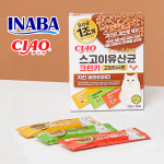 이나바 챠오 스고이 유산균 1조마리 크런키 치킨 버라이어티 고양이사료 200g P-247K : 신묘한냥이