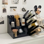 종이컵 디스펜서 홀더 거치대 우유 차 컵 배치 선반 까만 아크릴 다방 패킹 막대기 지면 처분할 수 있는 저장 : 생생직구