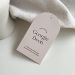 상품 택 행택 주문 제작 아치형 신규제작 : 제이페이퍼