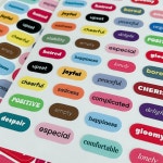 [프롬사월] 이모션 스티커 / emotion 레터링 다이어리꾸미기 : 모양 moyang