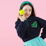 아이러브제이 B.애프터스쿨 카라 맨투맨 티 JVFTO28 : 아이러브제이