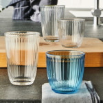 라인 워터 언더락 290ml 롱 드림크 텀블러 390ml 2종 모음 보르미올리 : 로운몰