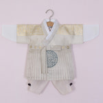 H5674 봉황금박 왕세자 철릭 골드 베이지 남아한복(1-8세) : 한설한복