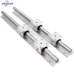 SBR12UU 선형 베어링 CNC 부품 포함 가이드 SBR12 12mm 레일 길이 300mm 400mm 500mm 600mm 700mm 800mm 2 개 세트 : 이티몬