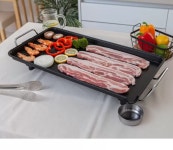 해마루 와이드 캠핑 글램핑 용 HM-1300G 삼겹살 고기 전기 멀티 그릴 불판 코스트코 : 캉가의 요술주머니